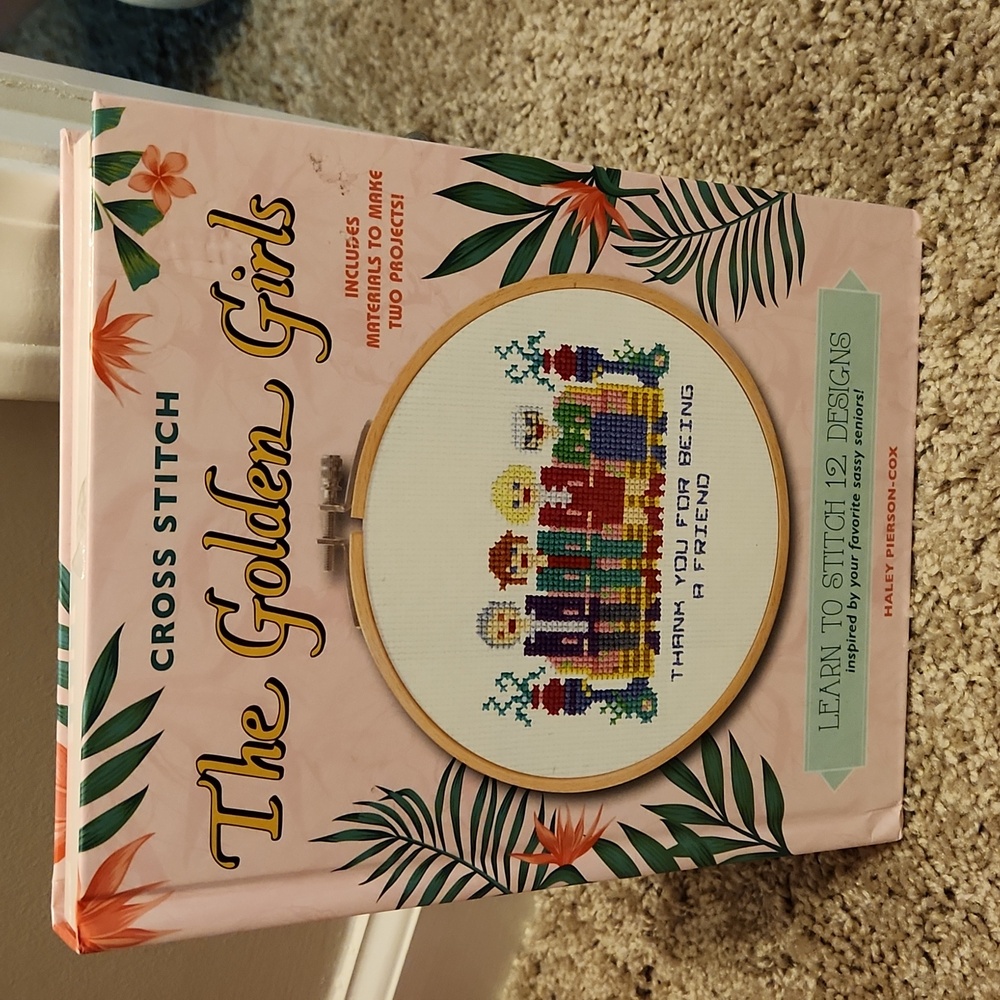 NEW The Golden Girls cross stitch projects 12 different designs Blanche Rose Sop